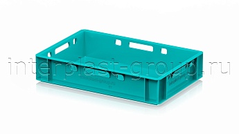 Ящик для мяса и колбасных изделий Е-1 бирюзовый в Астане