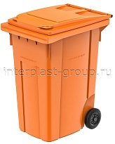 Мусорный контейнер 360 л оранжевый 360 оранжевый в Астане