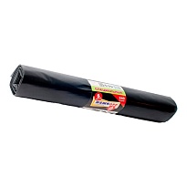 Мешки для мусора 240 л, черные, в рулоне 5 шт., ПВД 80 мкм, 1300х900 мм, МЕШКОFF, 4217 в Астане