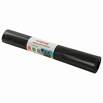 Мешки для мусора 240 л, черные, в рулоне 10 шт., ПВД 50 мкм, 1400х900 мм, LAIMA, 605337 в Астане