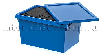 Изотермический контейнер KV 6432 в сборе с крышкой голубой в Астане