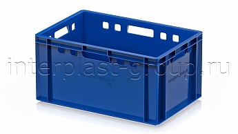 Ящик для мяса и колбасных изделий Е-3 синий в Астане