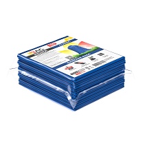 Мешки для мусора 160 л, синие, в пачке 10 шт., ПВД, 40 мкм, 900х1100 мм, i-Bag в Астане