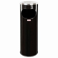 Урна с пепельницей 18 литров, нержавеющая сталь, черная, LAIMA PROFESSIONAL в Астане Урна с пепельницей 18 литров, нержавеющая сталь, черная, LAIMA PROFESSIONAL в Астане