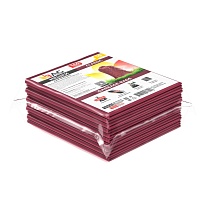 Мешки для мусора 160 л, бордовые, в пачке 10 шт., ПВД, 40 мкм, 900х1100 мм, i-Bag в Астане