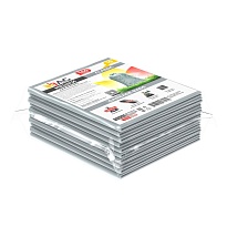 Мешки для мусора 160 л, светло-серые, в пачке 10 шт., ПВД, 40 мкм, 900х1100 мм, i-Bag в Астане